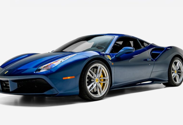 2017 Ferrari 488 GTB, front left three-quarter view