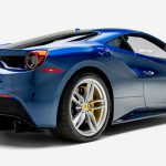 2017 Ferrari 488 GTB, rear right three-quarter view