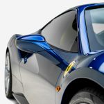 2017 Ferrari 488 GTB, opposite side mirror detail